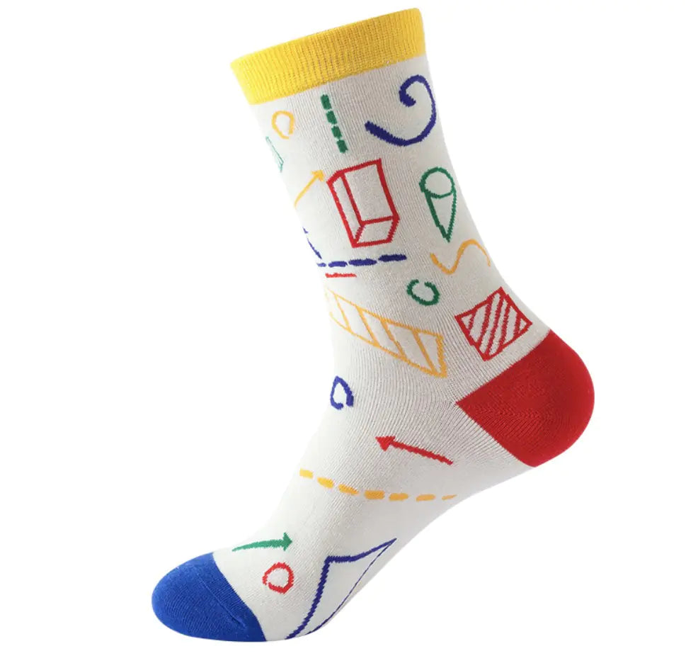Funny British Style Casual Socks for Men