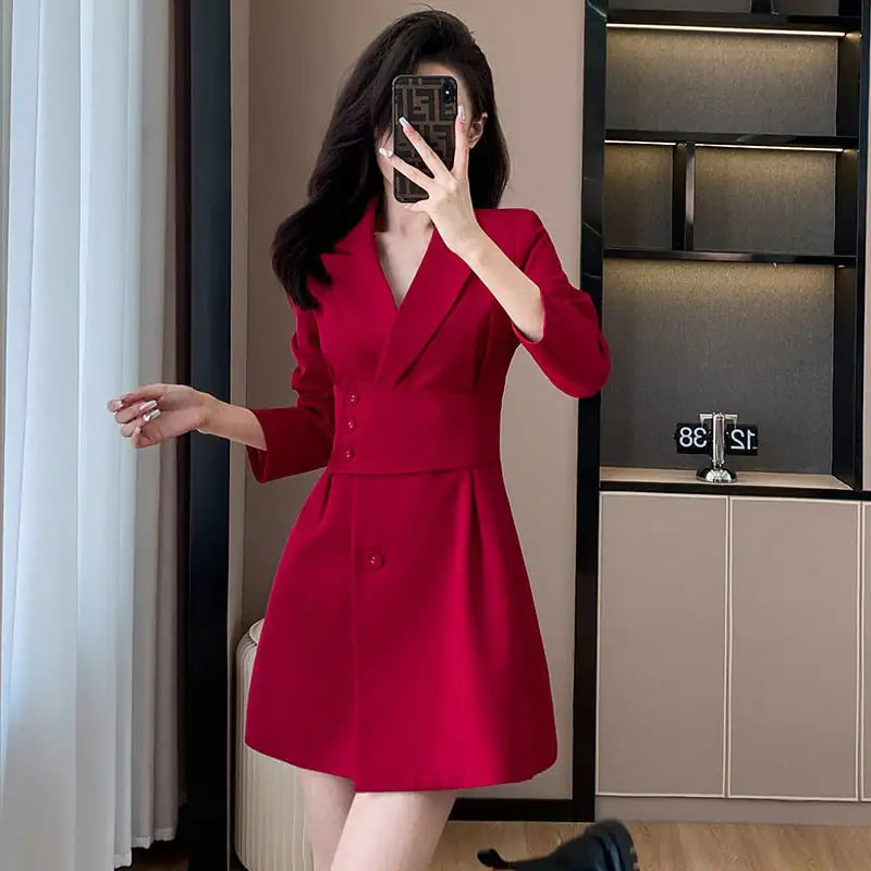 Short Sleeve Women's Summer Slimming Fashion Dress
