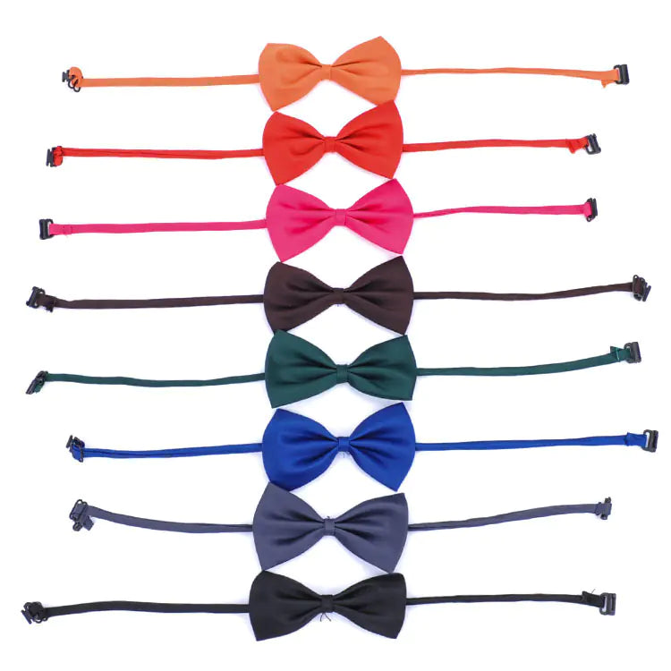 Dog Tie with Bowknot - Colorful Design