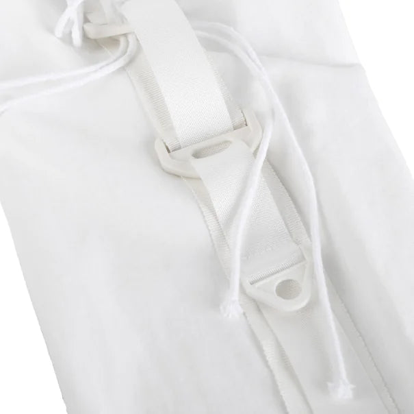 Stylish Asymmetrical Long Sleeve Workwear in Black/White