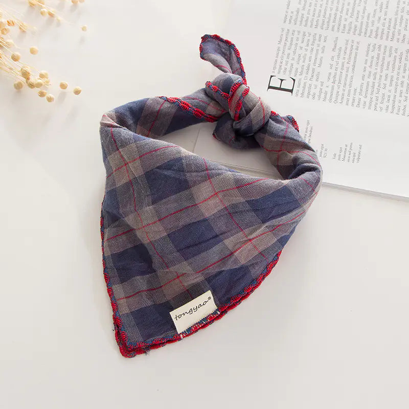 Double-sided Dog Turban Birthday Gift Water Bib