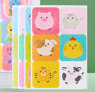 Children's Cartoon Mosquito Repellent Stickers & Bands