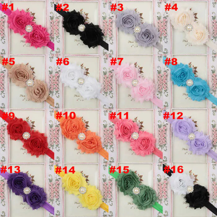 Popular Children's Headband with Pearl and Floral Design