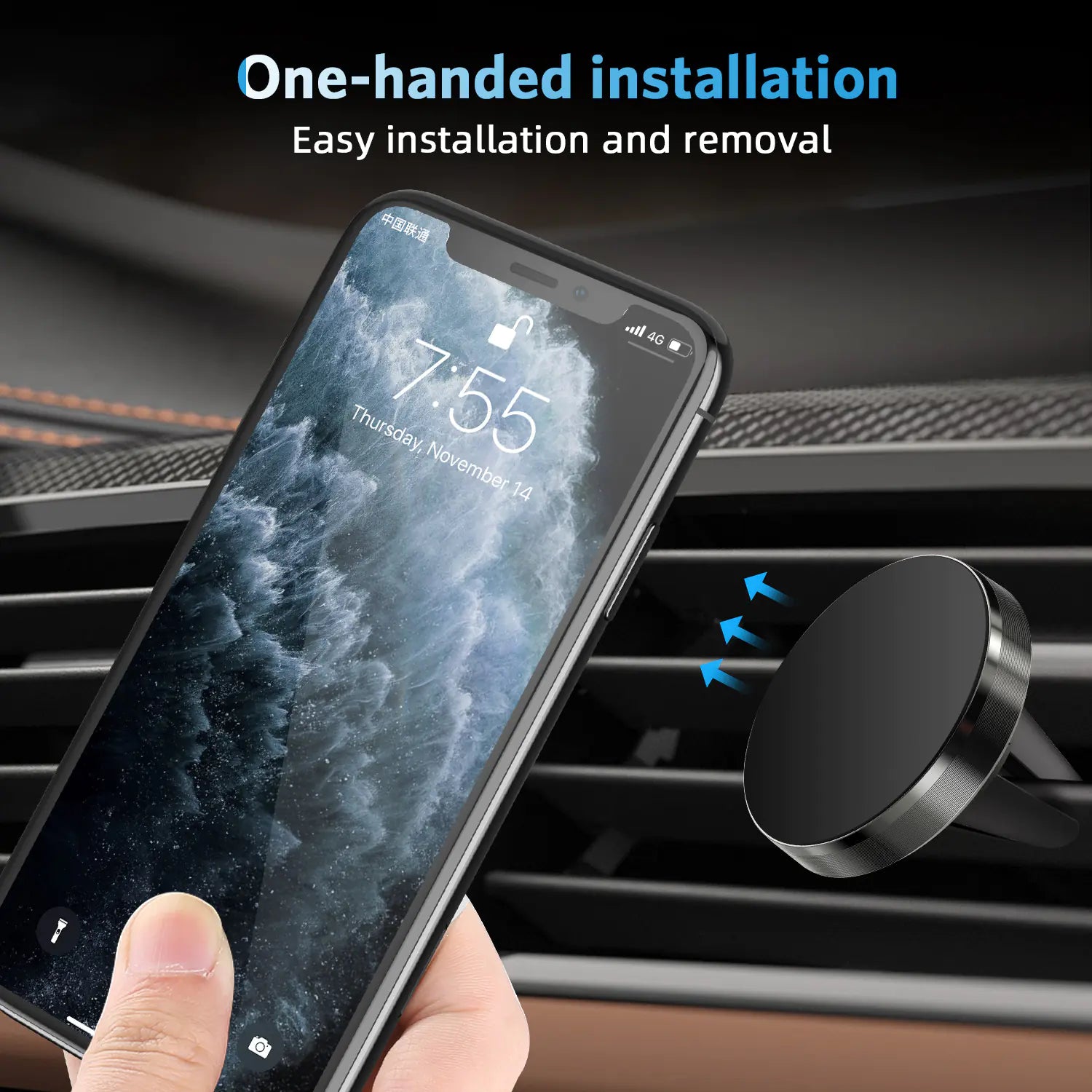 Magnetic Car Phone Holder,Air Outlet Bracket