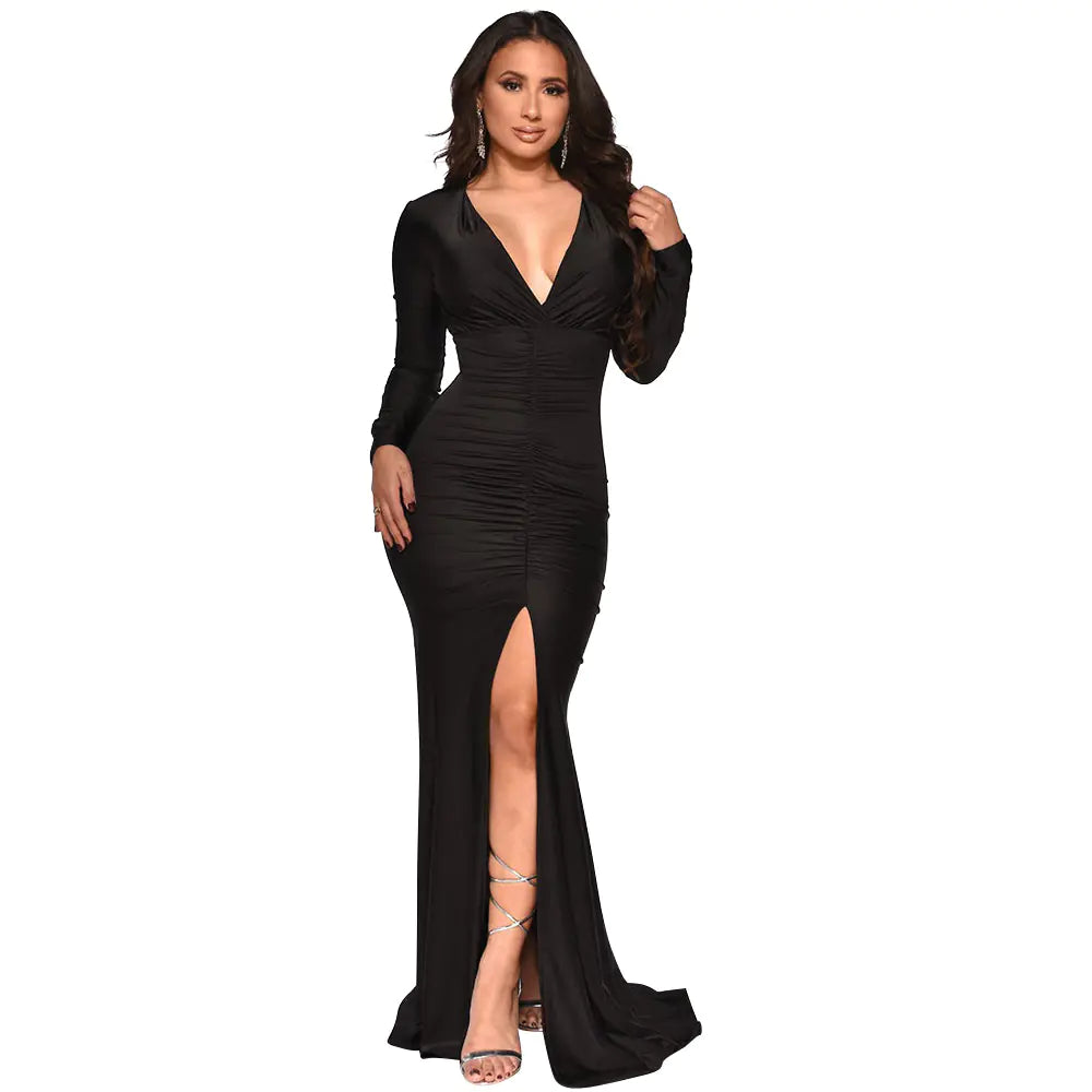 Long Sleeve Fishtail Skirt for Women