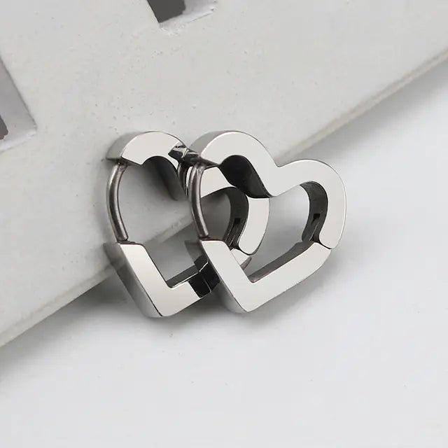 Geometric Titanium Steel Women's Earrings for Daily Wear