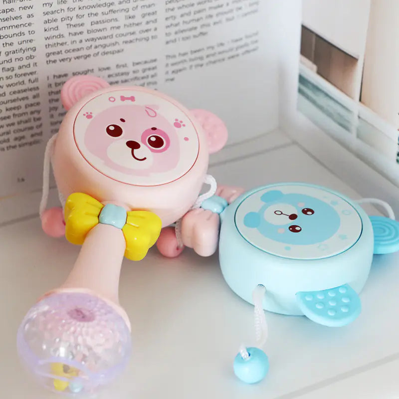 Musical Rattle Toy with Teething Features for Infants
