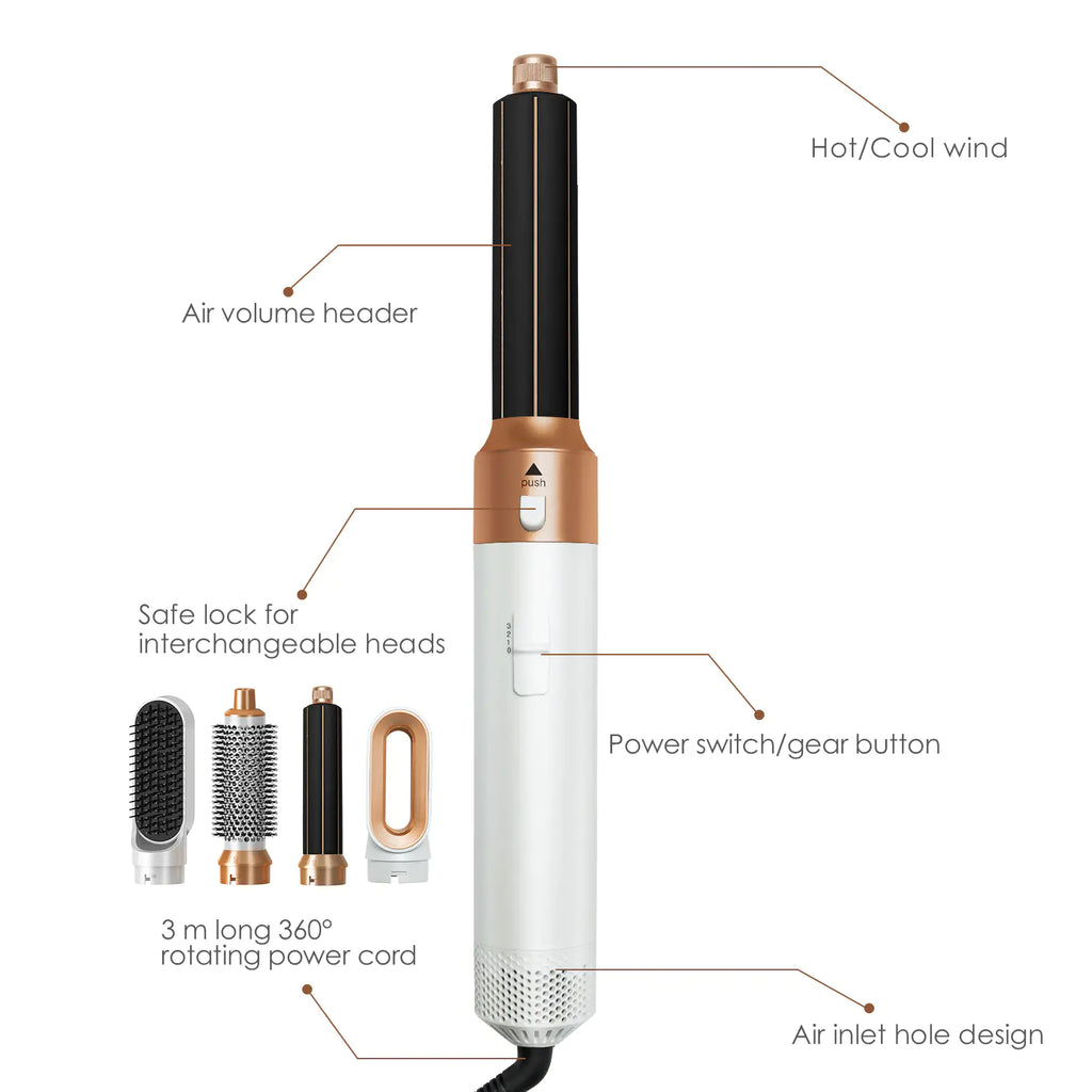 5in1 Automatic Hair Curler & Dryer