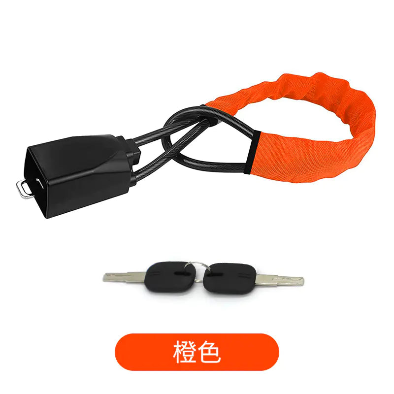 Universal Car Steering Wheel Lock with Steel Cable