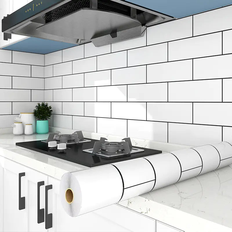 Oil-Resistant Kitchen Wall Stickers for Cabinets