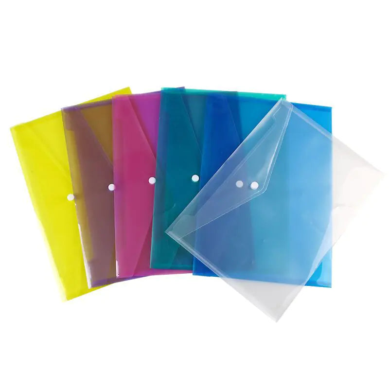 A4 PP Snap File Bag for Students and Meetings