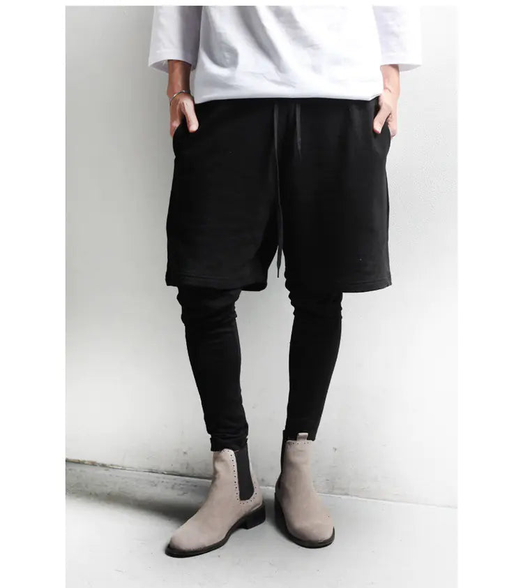 Spring Autumn Casual Two-Piece Slim Fit Sweatpants