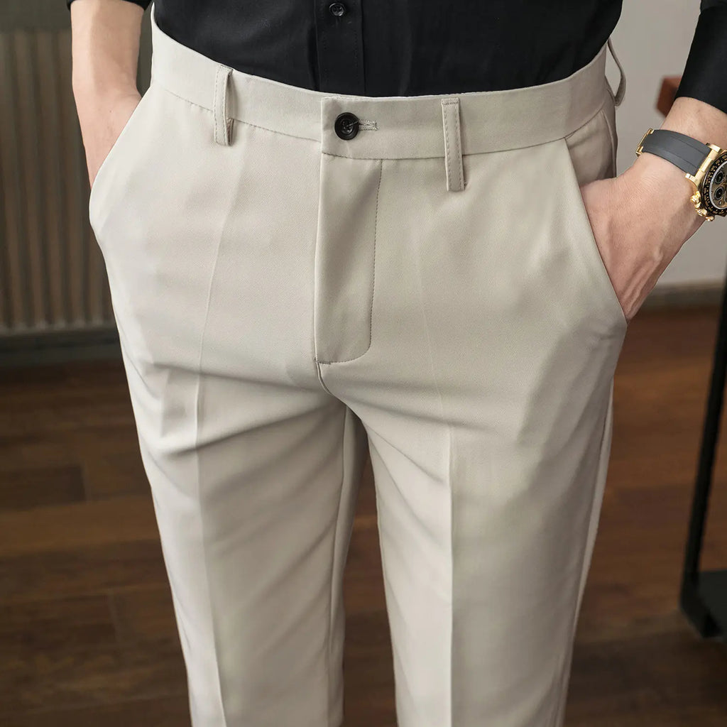 Men's Casual Stylish 9-Point Trousers