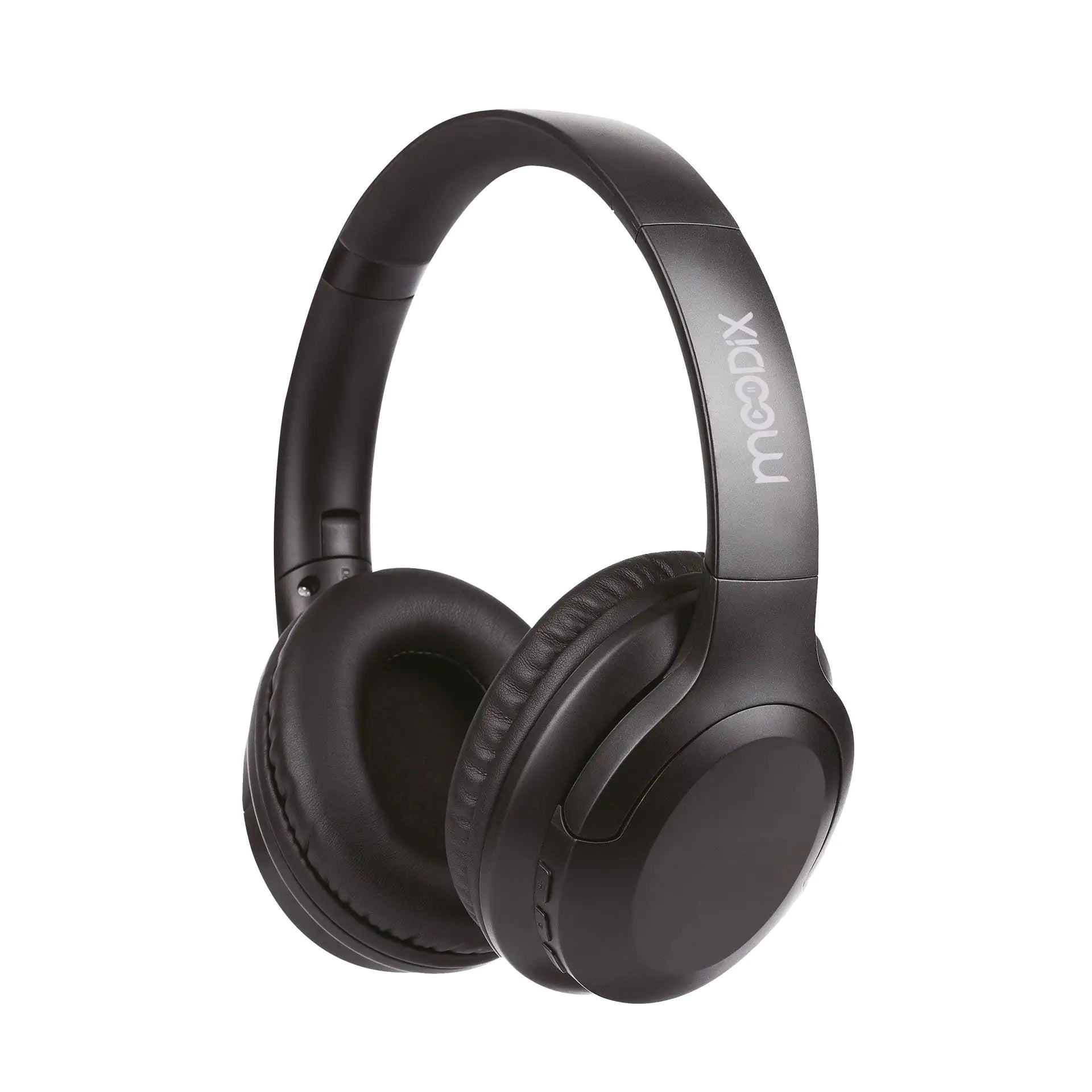 Moodix Bluetooth On-Ear Headphones, Black