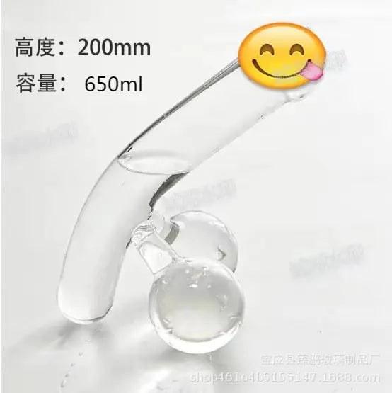 Cross-Border Fun Whiskey Decanter and Novelty Wine Glass