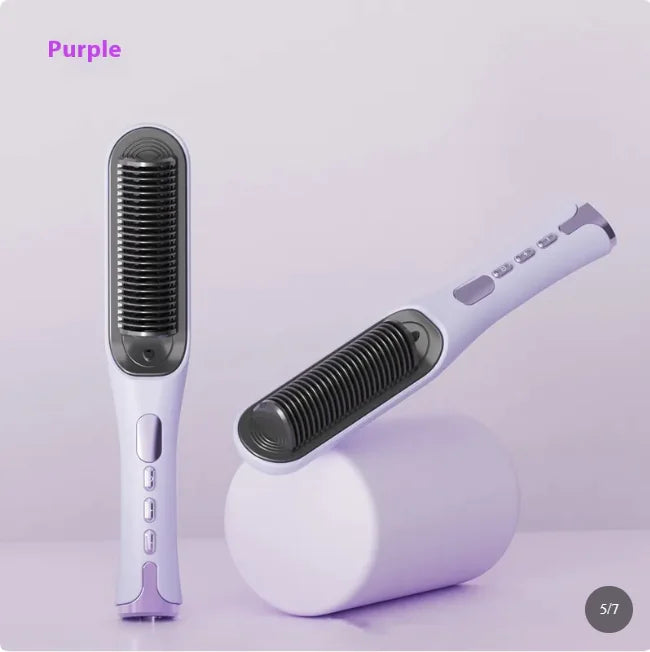 LCD Display Hair Straightener with Multi-Gear Temperature Control – Household Hair Curler