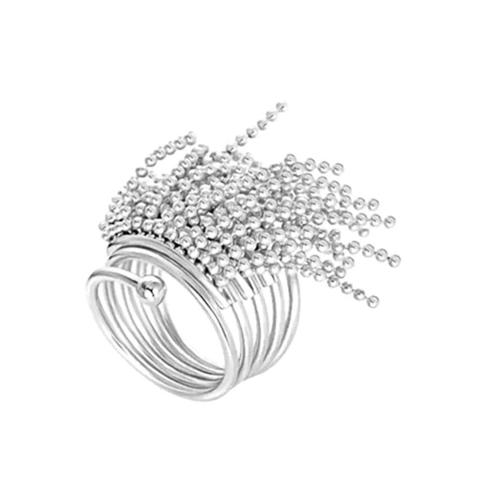 Spring Wheat Ear Tassel Joint Ring for Women