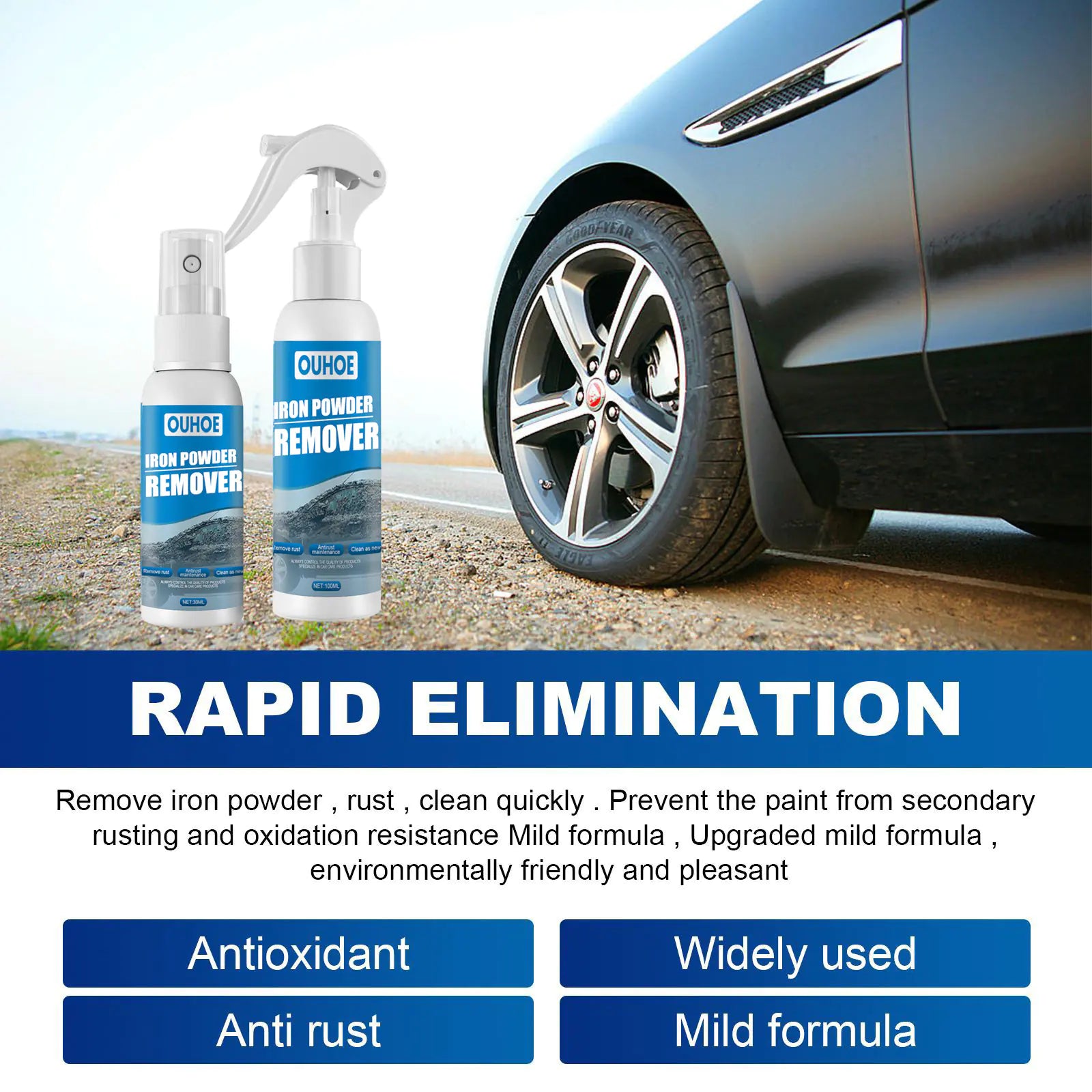 Car Rust Remover Spray - Cleaning Supplies