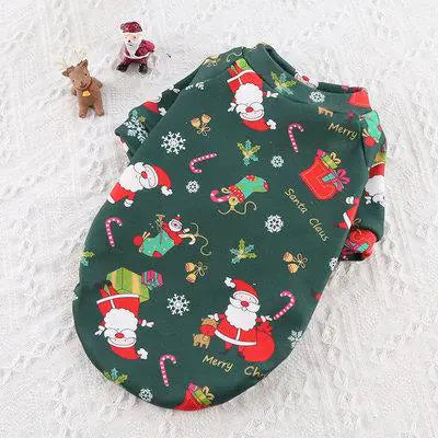 Warm and Festive Flannel Pet Clothes