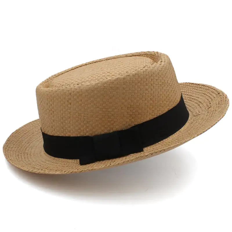 Wide Brim Straw Hat for Beach Sun Protection