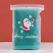 Santa Claus Christmas Hand Towel for Home and Gym