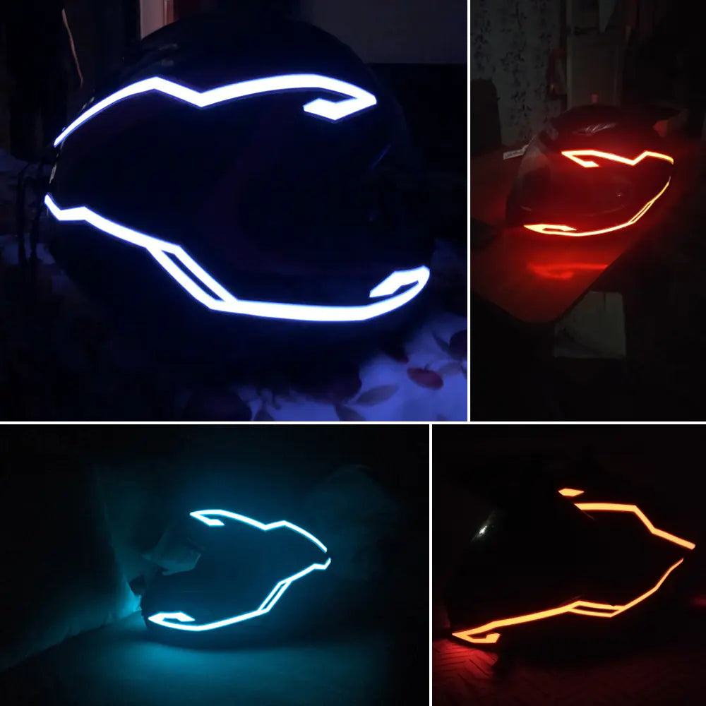 LED Motorcycle Helmet Light Strip for Riding