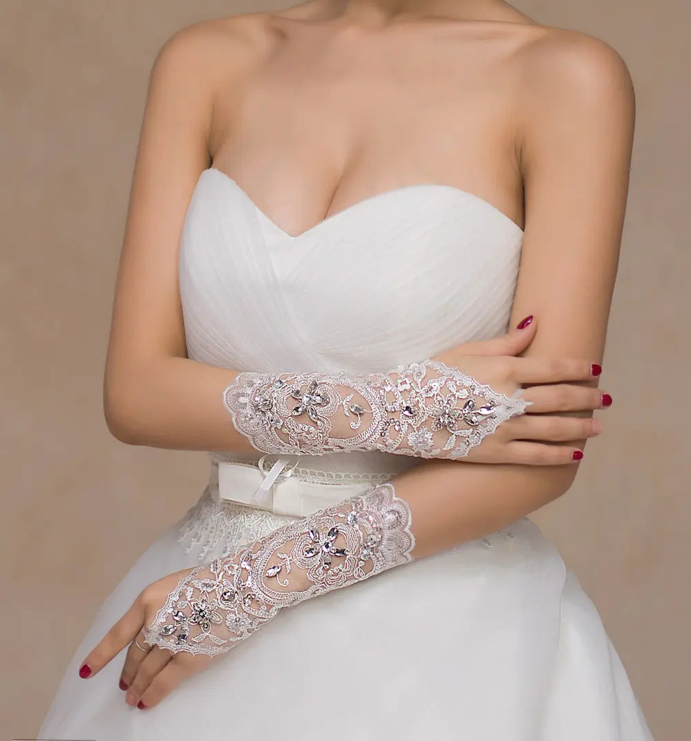Bride Wedding Dress Gloves - Bridal Accessories