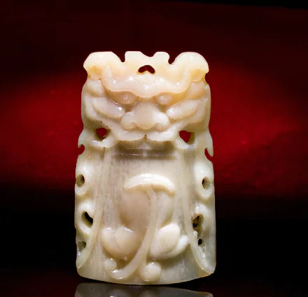 Natural Camel Bone Carved Buddha Amulet Pendant Accessory