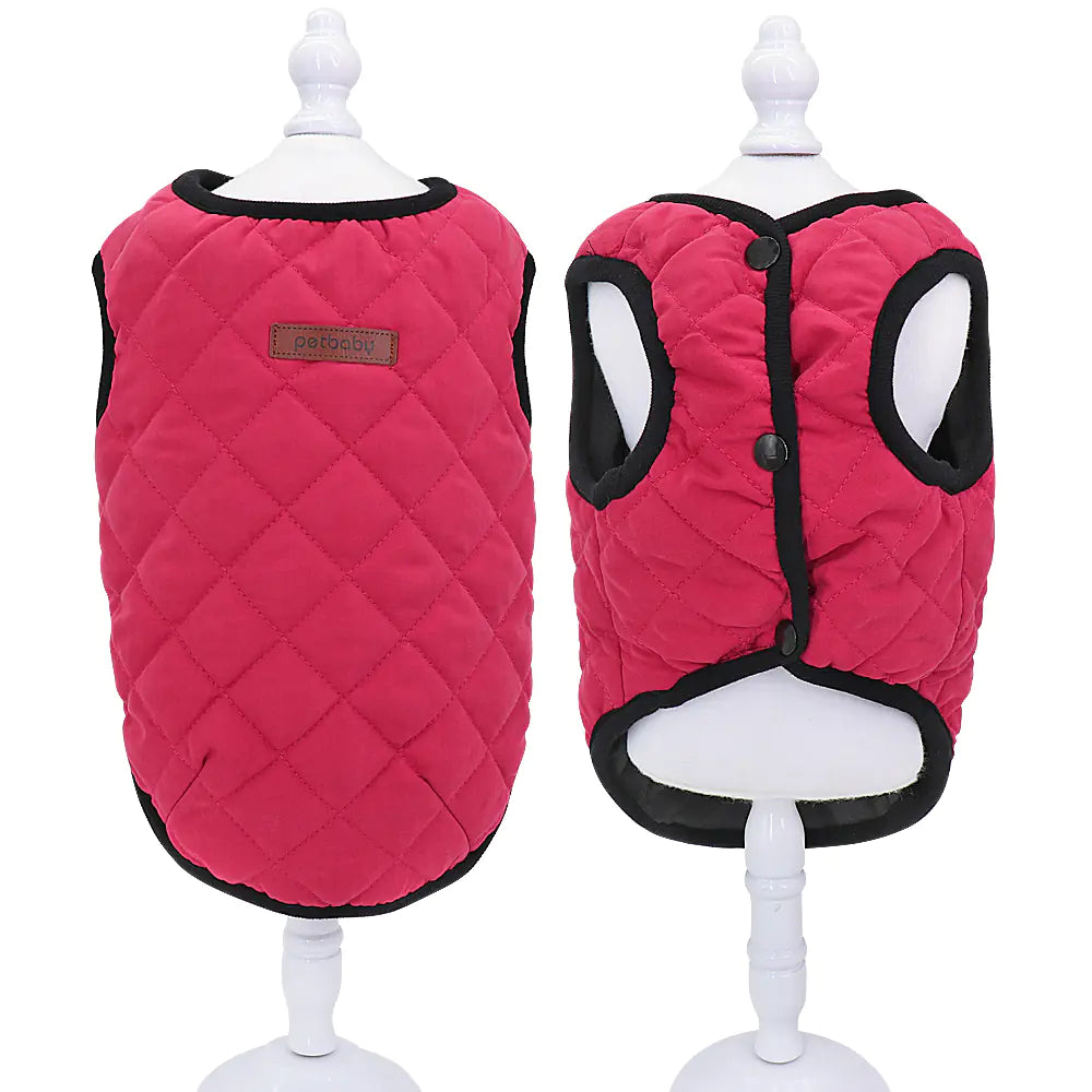 Pet Winter Jacket for Dogs and Cats - Thick Warm Coat