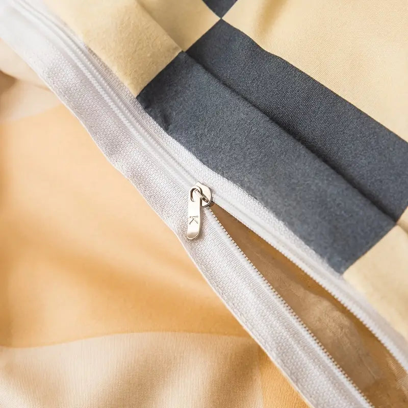 Frosted Printed Duvet Cover Set for Wedding Anniversary