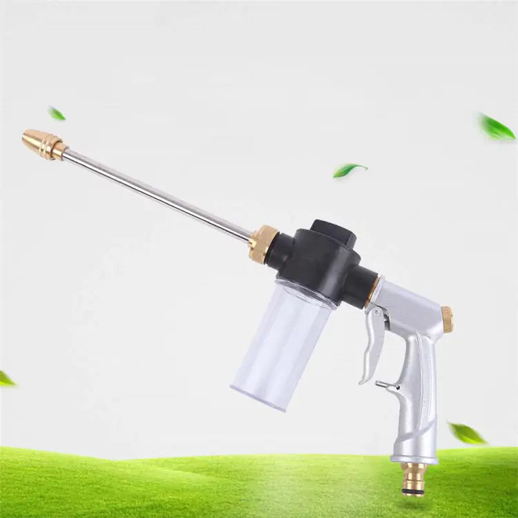 High-Pressure Car Wash Gun with Foam Nozzle and Hose