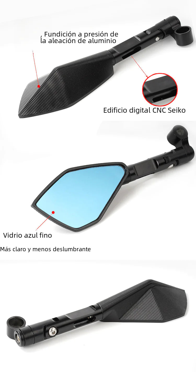 Aluminum Diamond Rearview Mirror for AEROX SMAX NMAX