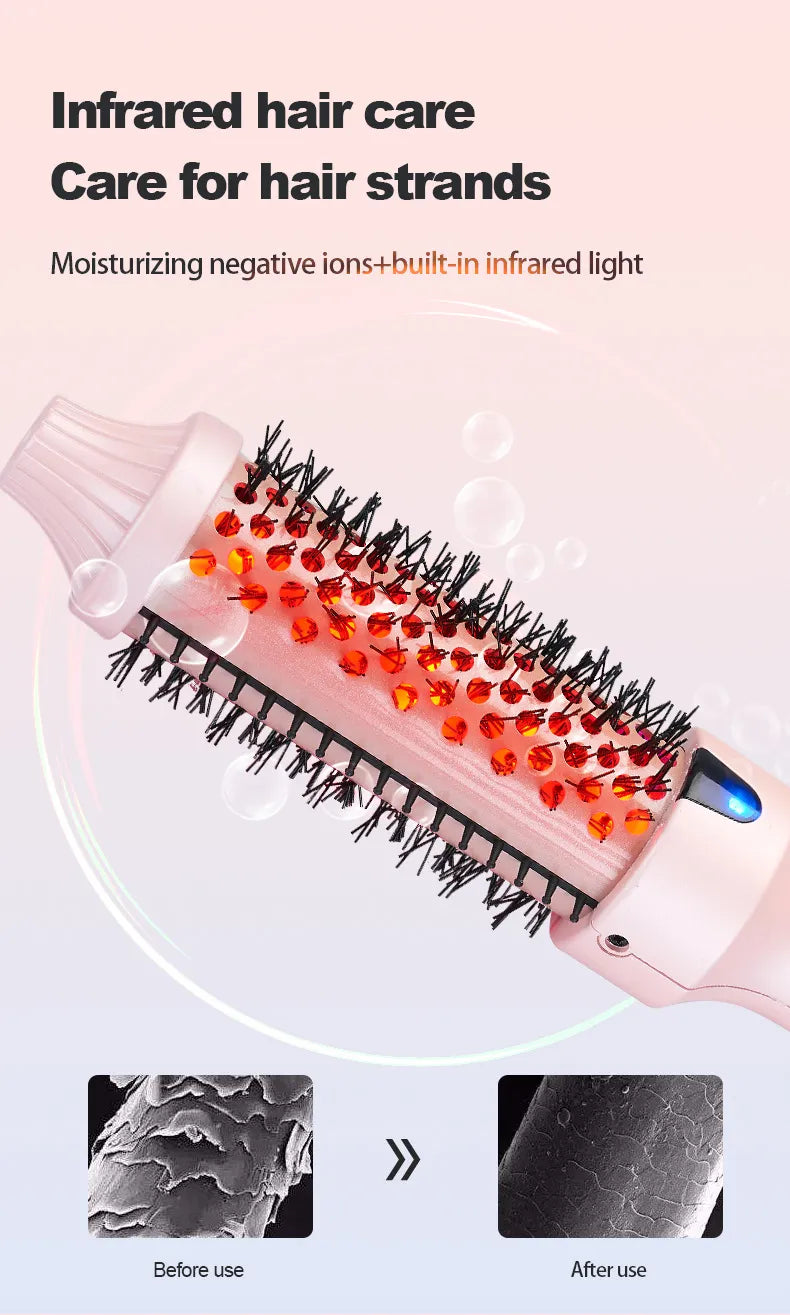 Portable Electric Straightening & Curling Comb