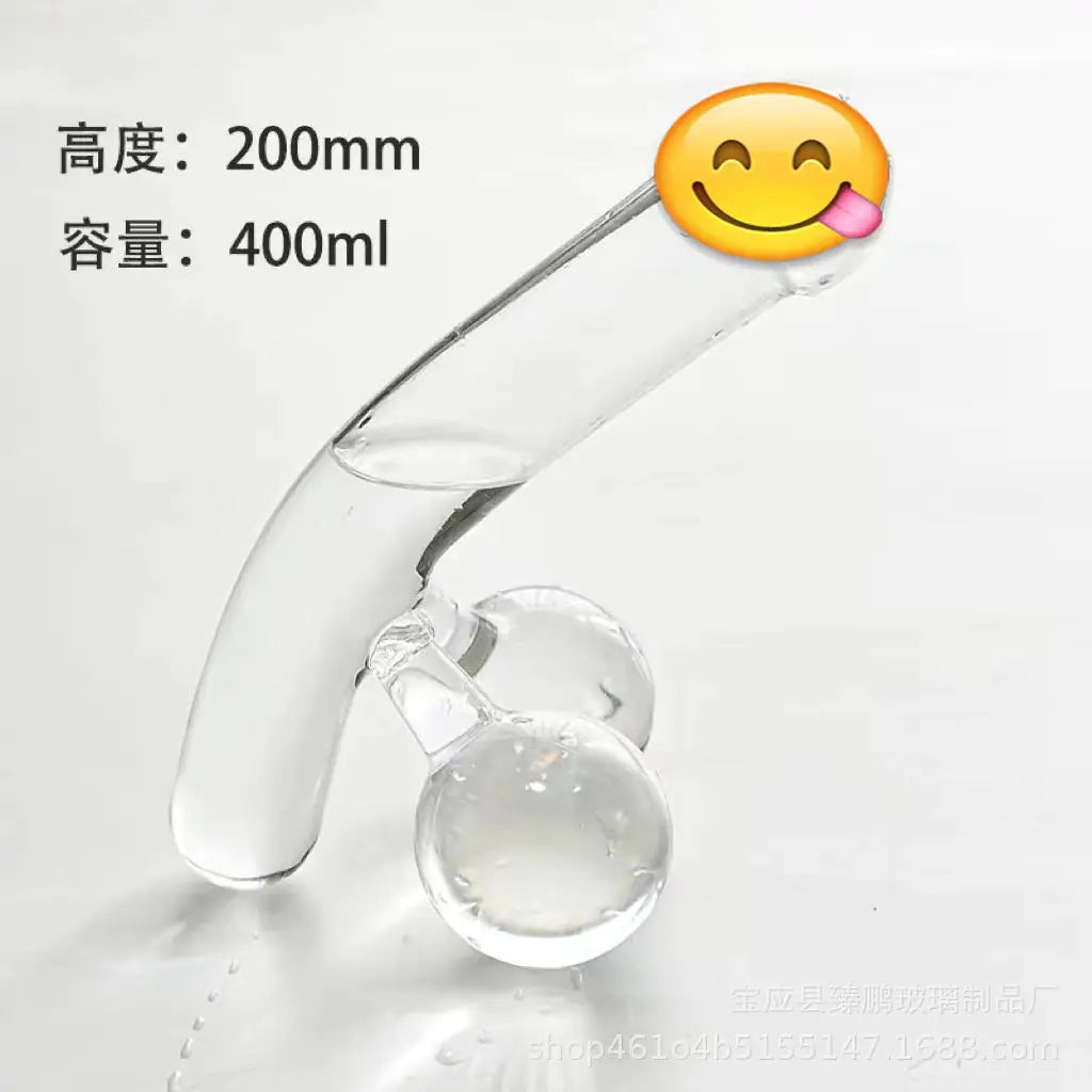 Cross-Border Fun Whiskey Decanter and Novelty Wine Glass