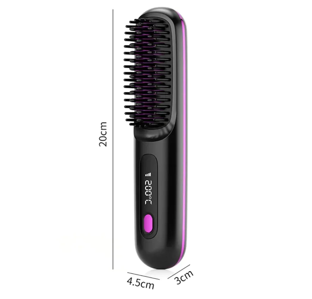 Ceramic Heat Hair Straightening Comb