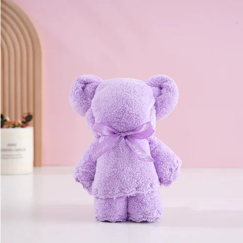 Creative Bear Microfiber Coral Fleece Hand Towel