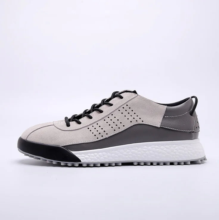 Winter New Men's Casual Sports Shoes - Thick Sole Leather