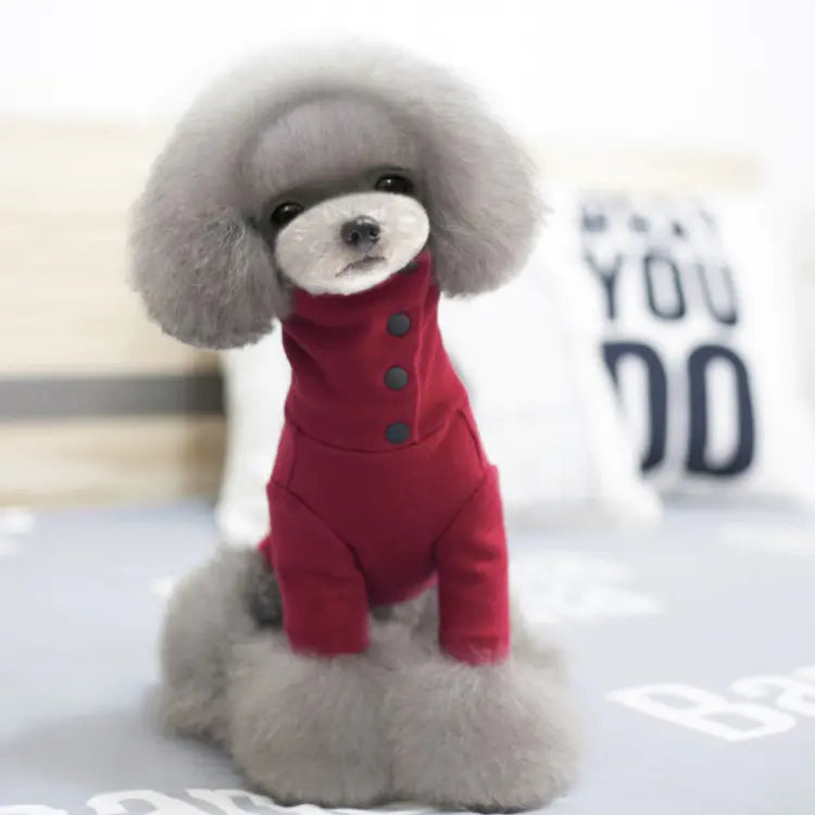 Autumn Winter Dog Clothes for Small Breeds (Warm & Casual)