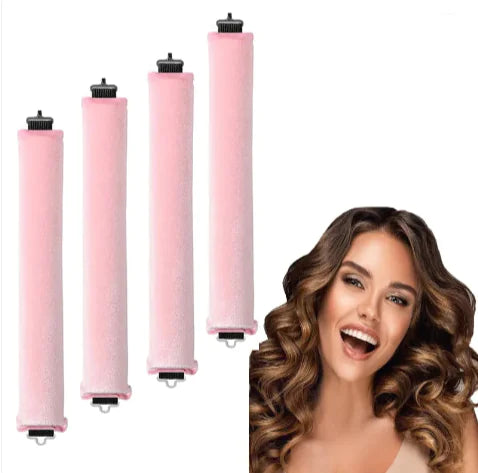 Heat-Free Rubber Hair Curler – 3 Hook Design