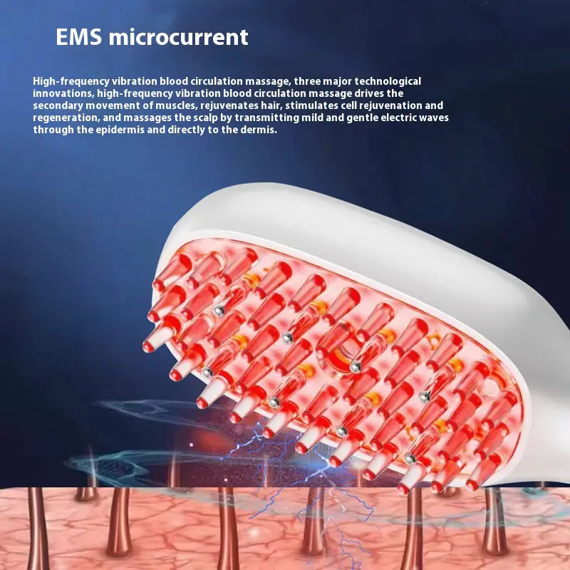 Red & Blue Light Hair Growth Massage Comb