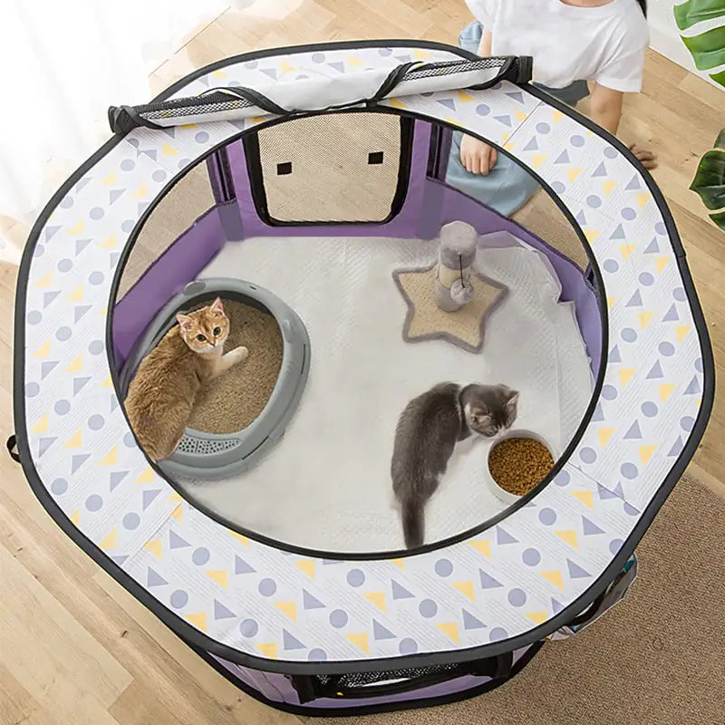 Folding Closed Tent for Cat Delivery Room