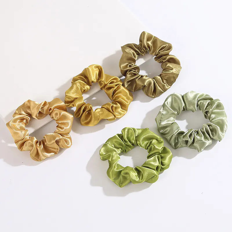 French Style Satin Hair Tie - Vintage Pig Tail Ring