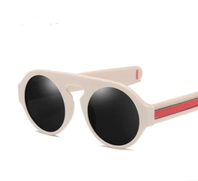 Trendy Round Sunglasses for Men and Women - Three Colors