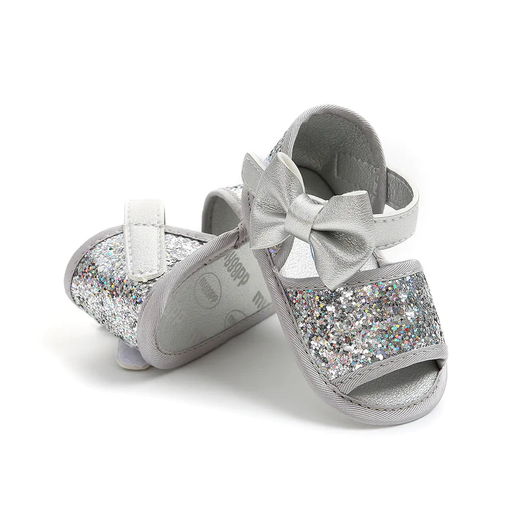 Summer Sequin Baby Sandals - Soft Non-Slip Walker Shoes