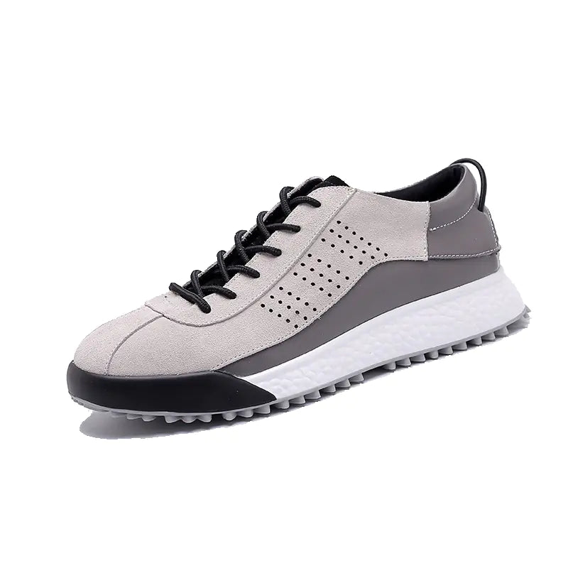 Winter New Men's Casual Sports Shoes - Thick Sole Leather