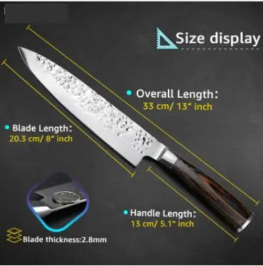 8-Inch Japanese Chef Knife for Sushi Cooking