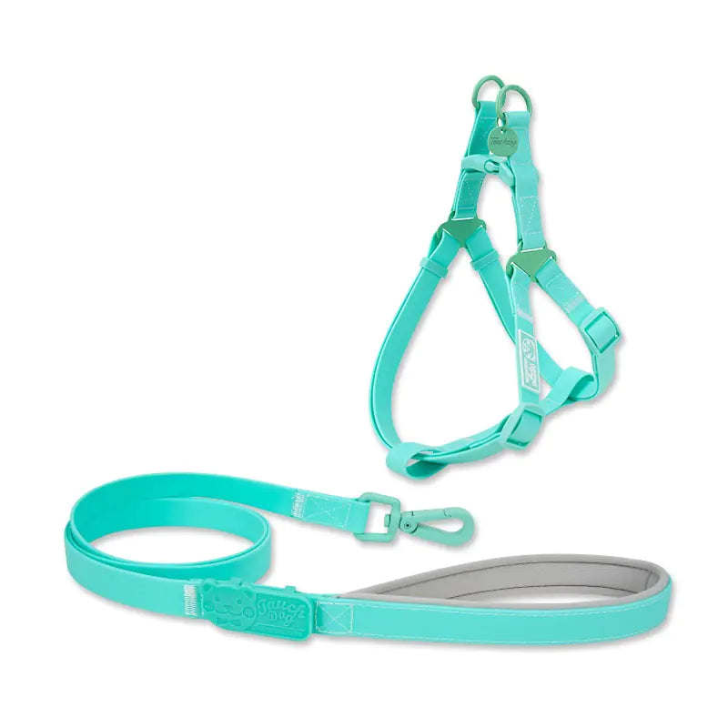 Waterproof Jelly Color PVC Pet Chest Back Collar
