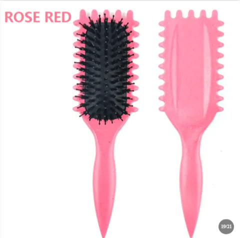Bounce Shape Round Bristle Hair Brush