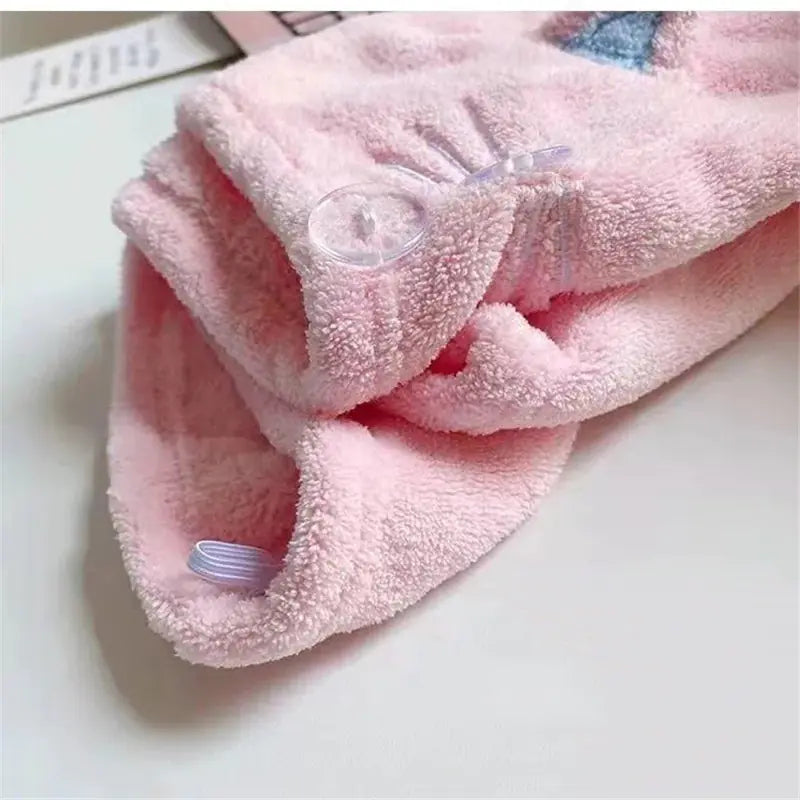 Cute Cat Microfiber Quick-Drying Bath Towel for Women