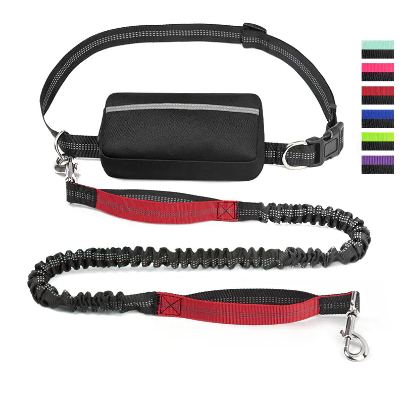 Cross-Border Pet Running Waist Bag with Leash
